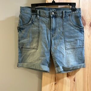 LOFT Light Blue Jean Shorts
